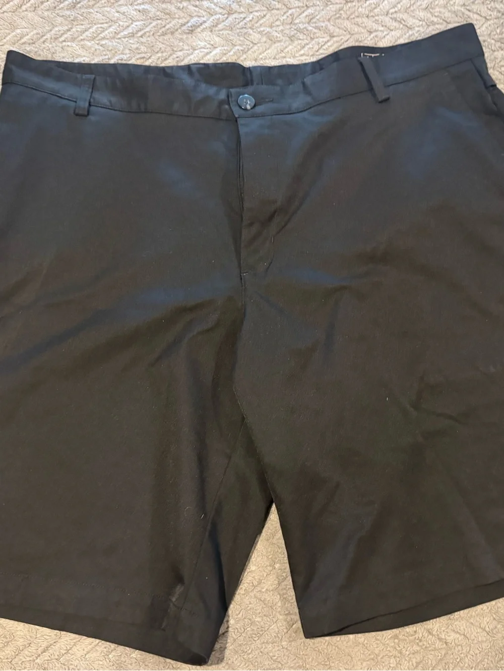 adidas Black Flat Front Men's Shorts